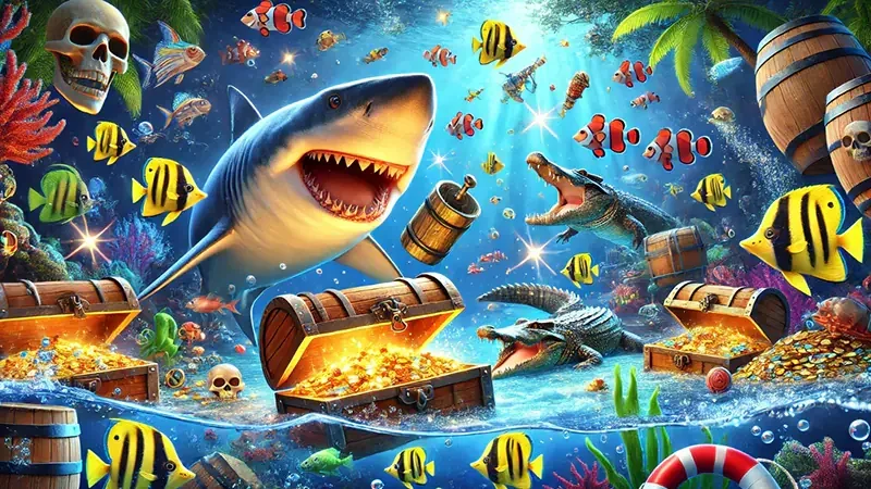 Visual permainan tembak ikan BTV168 di perangkat mobile